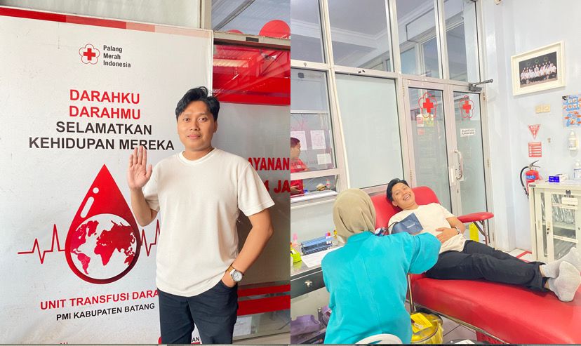 The founder of the Frenma Group donated blood for the 34th time.